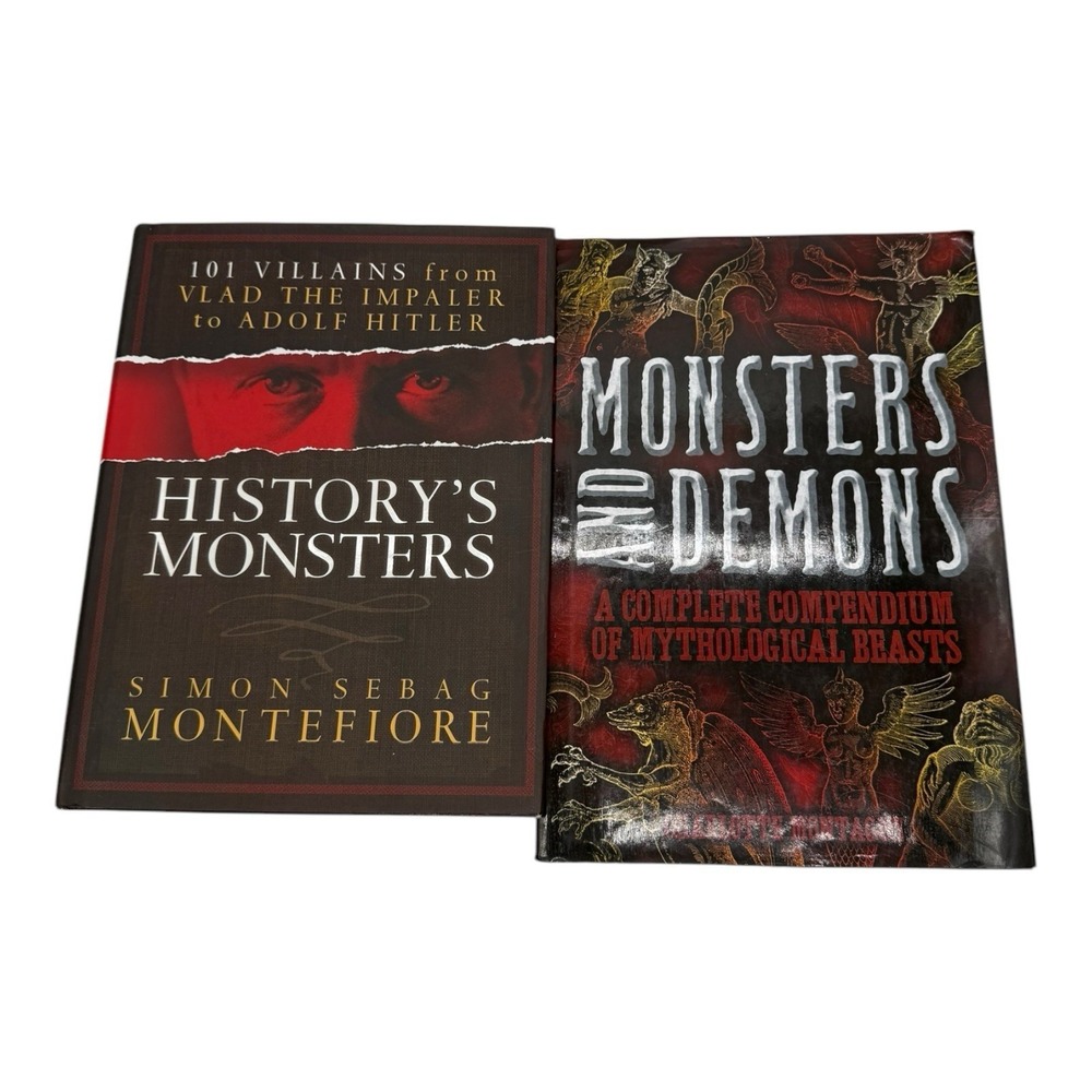 Metro Books History's Monsters & Monsters and Demons Hardcover Book Set Good